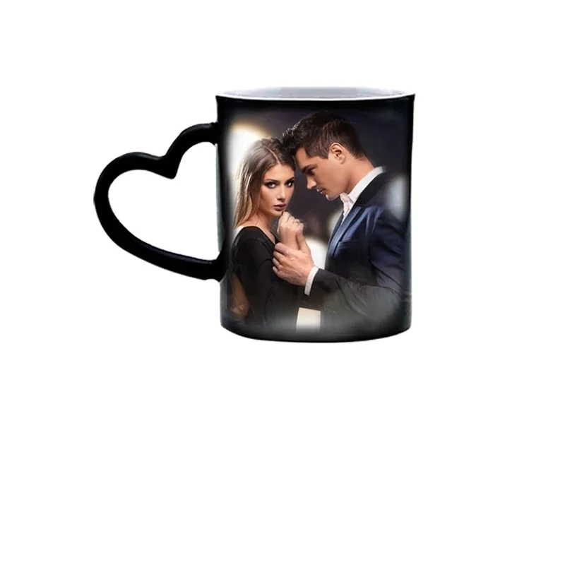Personalised Magic Mugs Custom Colour Changing Cup Heat Activated Any Image Photo Or Text Printed On Mug Dad Mothers Day Gift