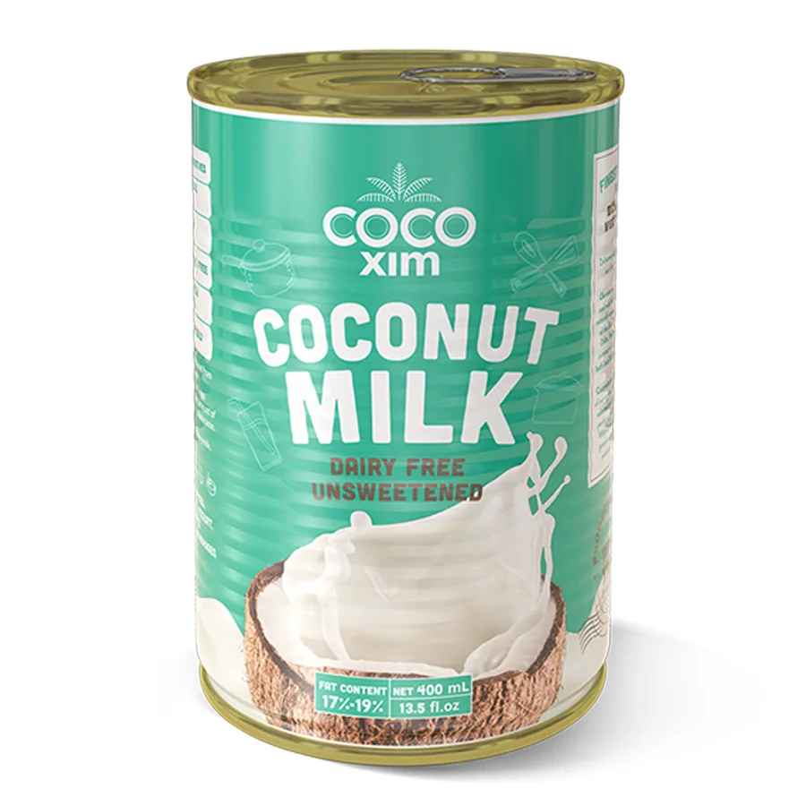 Organic Coconut cream - 400ml tin can-  Cocoxim - Made in Vietnam - Whatsapp: +84354669243 for free sample, OEM with small MOQ