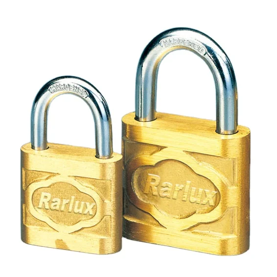 Rarlux Hot Selling High Quality padlock Cast Hardened master lock Shackle customization Brass Padlock