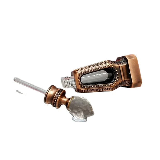 10ml luxury antique metal Arabic style fragrance essential oil bottle