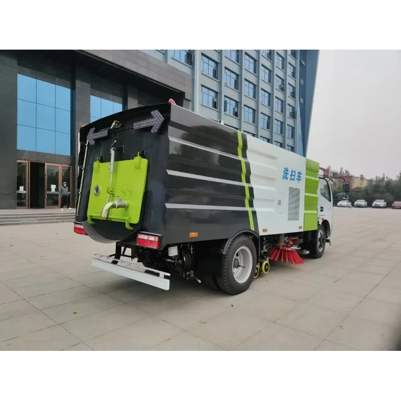 2024 New Process 4 cubic meters of water 5 cubic meters of garbage 3800mm wheelbase cleaning and sweeping vehicle
