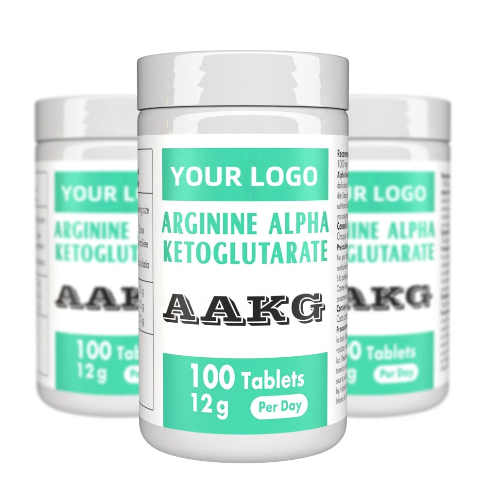 Оптовая продажа AAKG-L-аргинин альфа-кетоглутарат порошок аргинина в таблетках