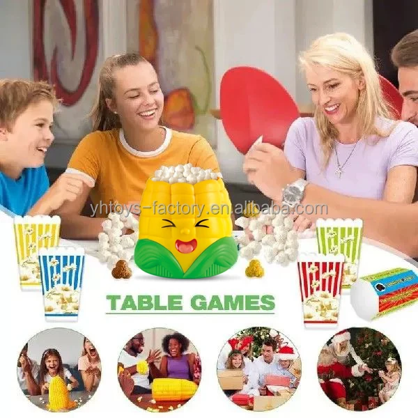 Family Toys Popcorn Toys Table Game Corn Games for Kids Excellent for Hand Eye Coordination Training Educational Toys