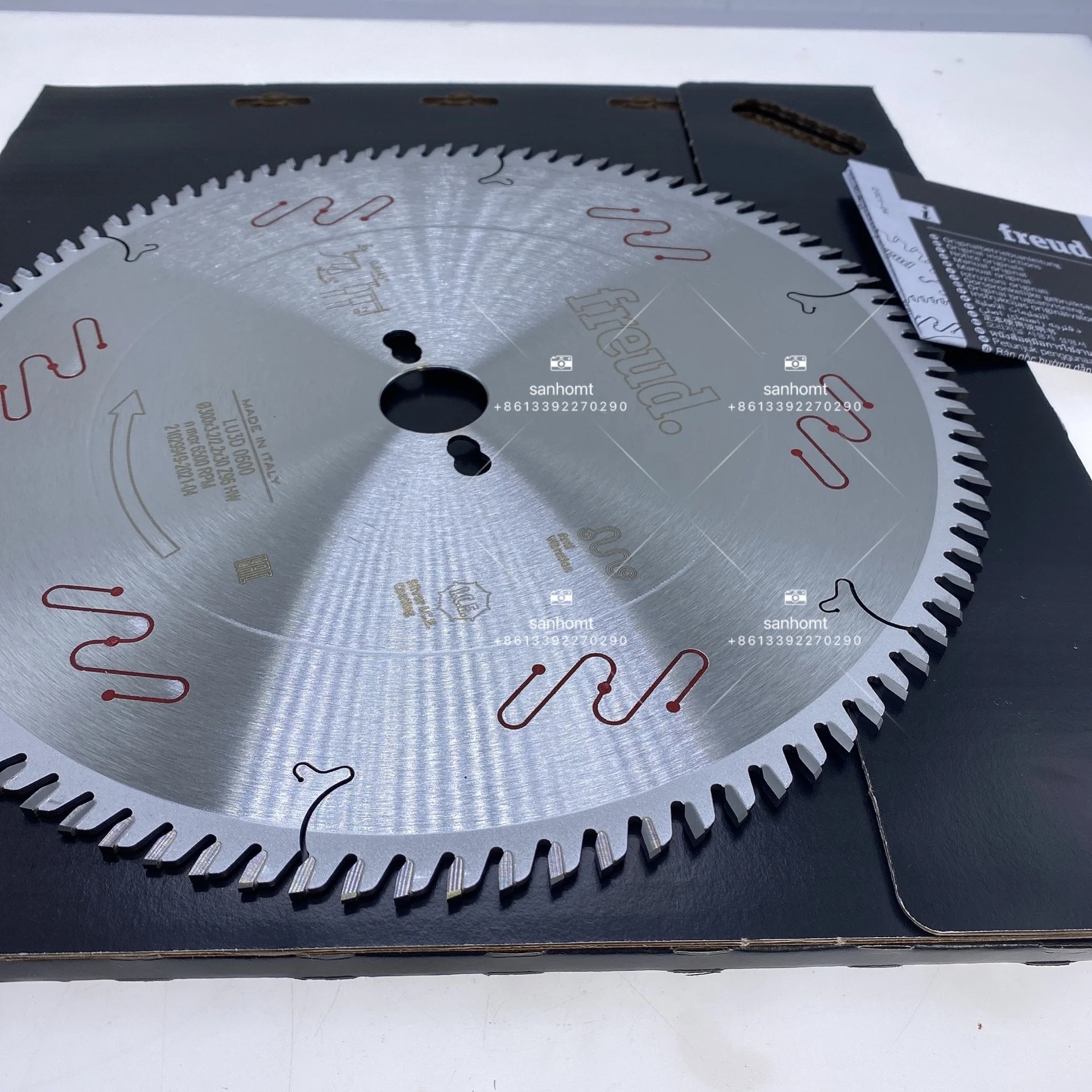 Sanhomt HW-saw blades to cut bilaminat panels LU3D 300X3.2X30XZ96 frued saw blade