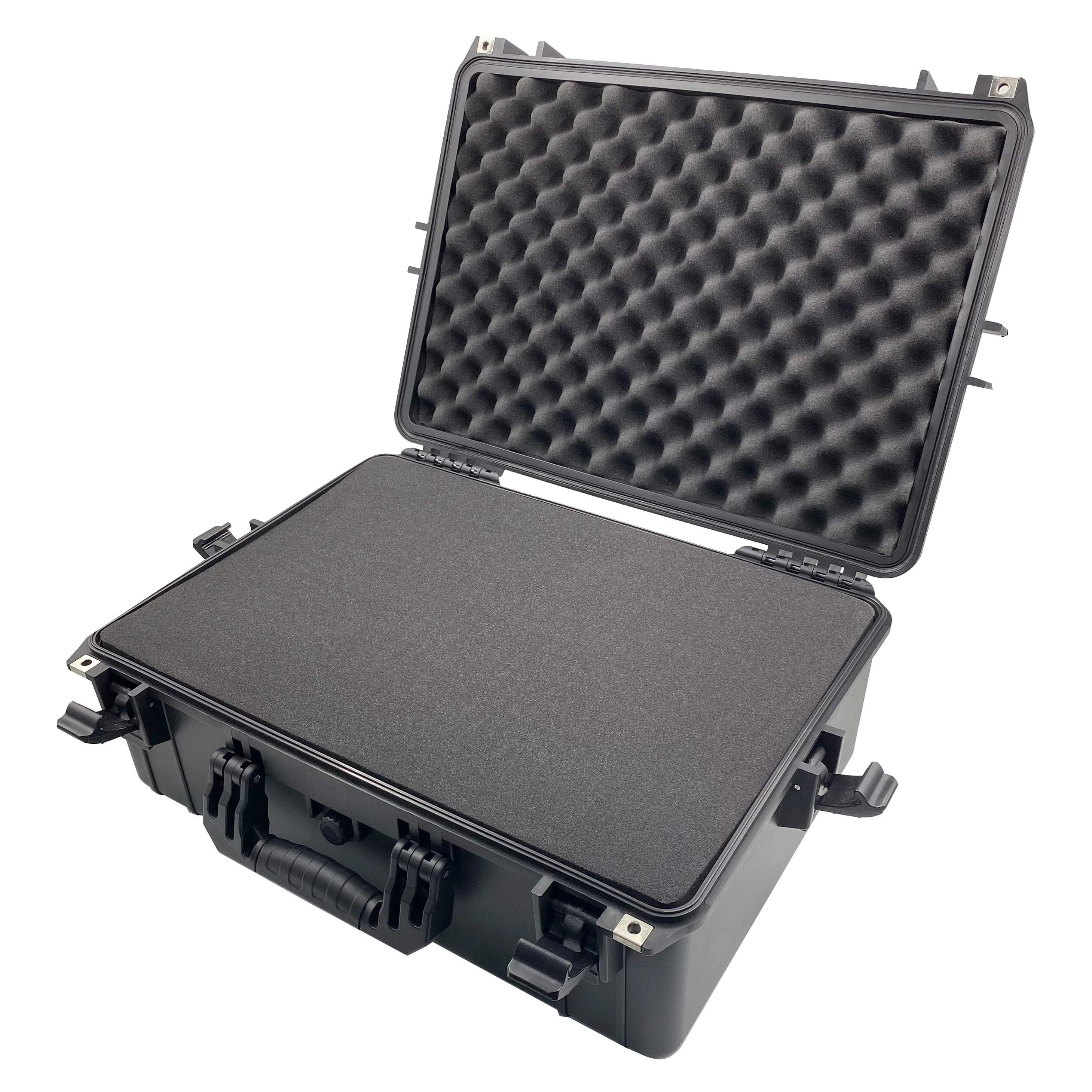 Factory price IP67 Waterproof dustproof shockproof Rugged hard plastic case waterproof with foam and handle