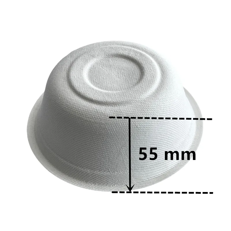 Eco-friendly Luxury Dinnerware Sets Disposable Plastic Noodle Bowls Salad Bowls With Lids Bagasse Sugarcane Bowl