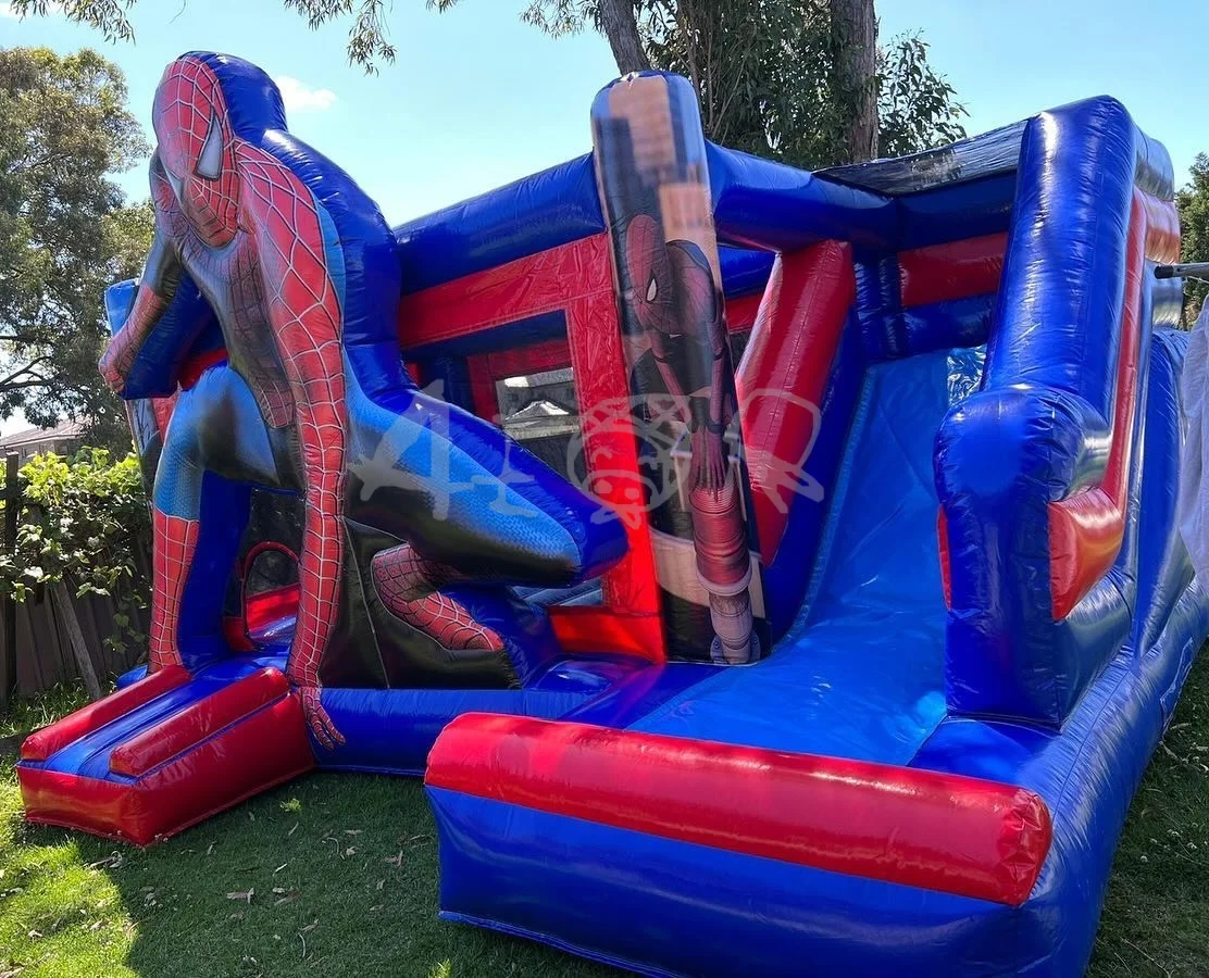 Commercial inflatable jumper bouncer  inflatable jumping bouncy castle bounce house  with slide