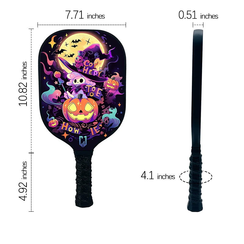 2023 Newest Professional Custom Hot Pressing Composite Graphite Pickleball Paddle Racquet