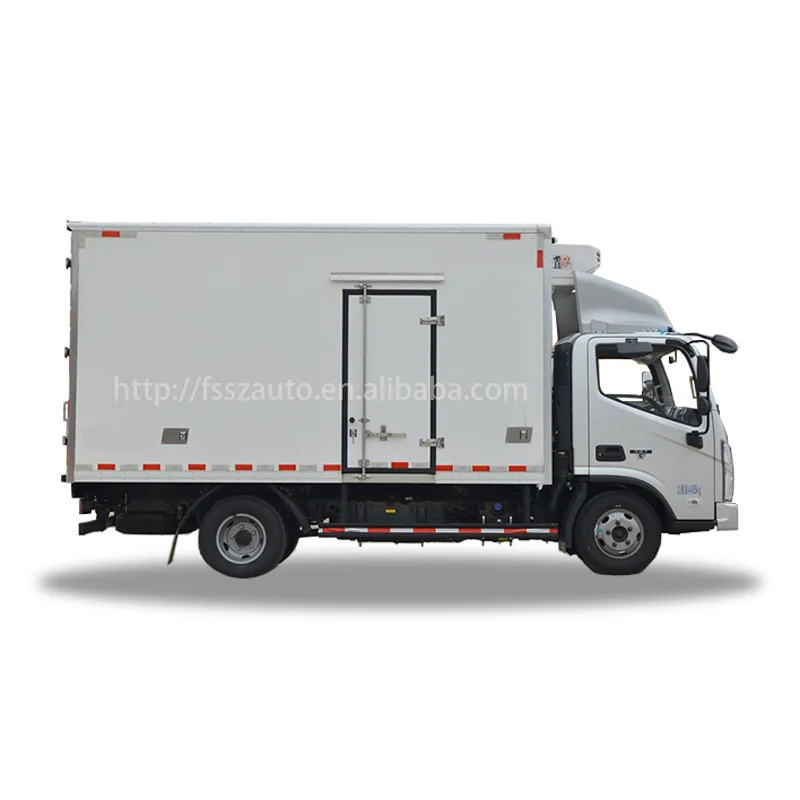 Foton Ollin 1-8 Tons Diesel Refrigerator Truck Single Row New Condition Euro 6 Emission Standard Factory Direct Sales