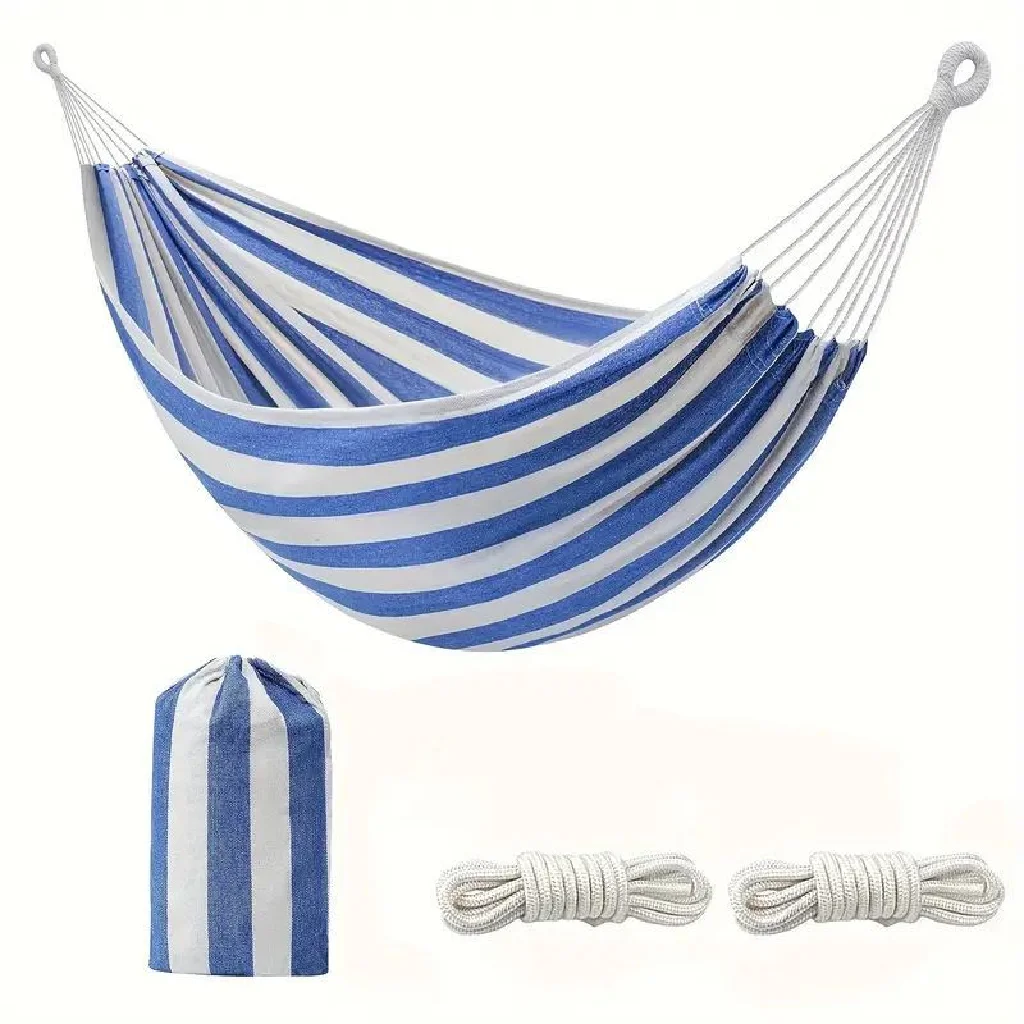 Manufacturer High Quality Canvas Camping Hammock New Style Portable Wear-resistant Sleeping bed For Outdoor