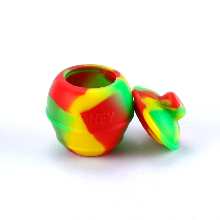 
silicone wax container storage tobacco weed herb bubbler smoking rolling papers blunt smoke concentrate jar 