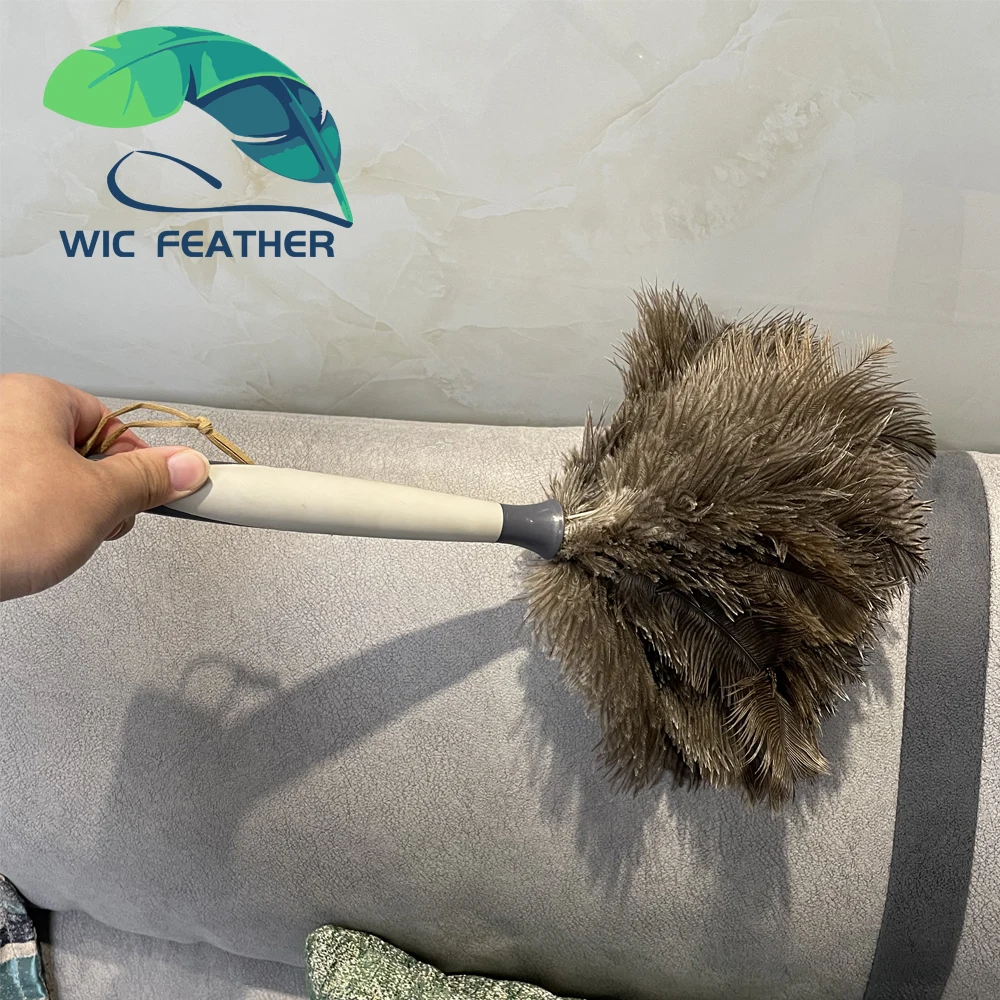 Wholesale Cheap 16 inch Feather Duster Cleaning with Plastic Handle Ostrich Feather Duster