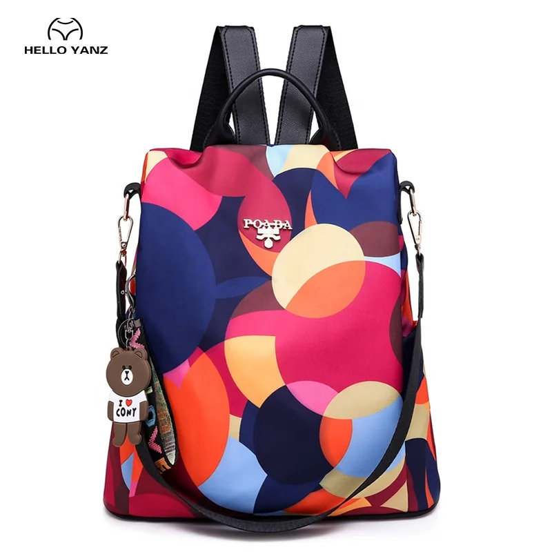 
Women Backpacks Vintage Korea Brand Design Bag Travel Nylon High Quality Small Rucksack Anti Theft Backpack 