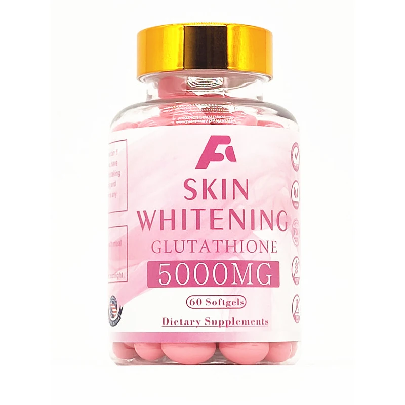 USA Hot Sale Maximum Strength Collagen  skin Whitening l-Glutathione Softgel capsules