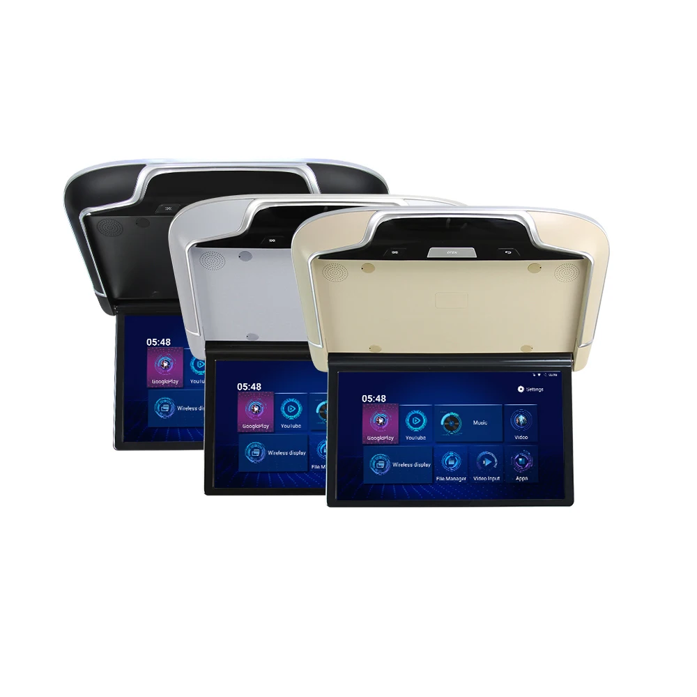 Bus lcd monitor 13.3inch Screen Android Flip down monitor Car Ceiling Mounted Monitor Bus LCD TV with MP5 USB