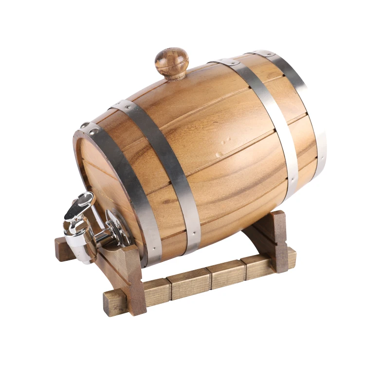 Morezhome 1L lightweight small aluminum foil inner bag Whiskey Barrel wooden wine racks