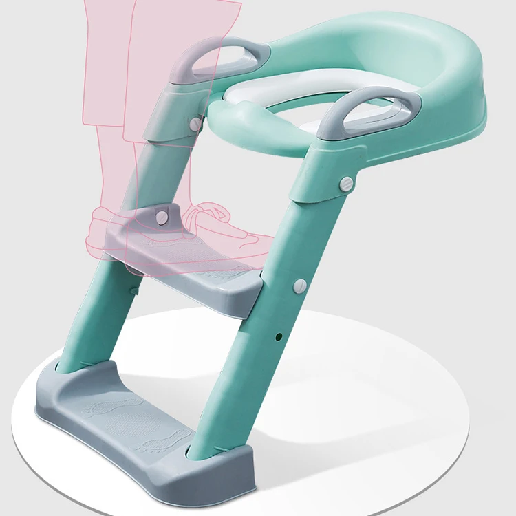 
2020 Hot Selling plastic potty training seat with step stool ladder 