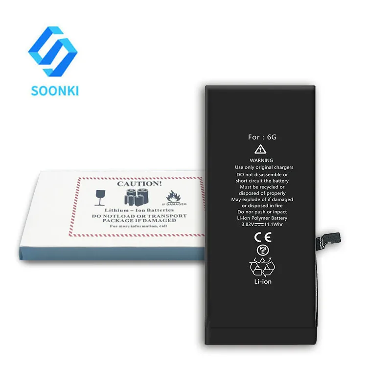 Аккумулятор для телефона 6g для iphone 6, сменный цифровой аккумулятор высокой емкости для iphone 6, литий-ионные батареи