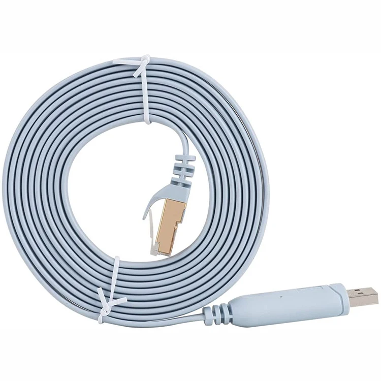 8 футов FTDI FT232RL ZT213 консольный адаптер USB Последовательный RS232 RJ45 кабель USB для маршрутизаторов