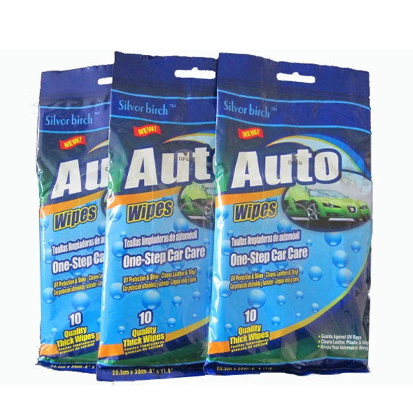 OEM Eco-friendly auto car wet wipe for mirrors and headlight laps