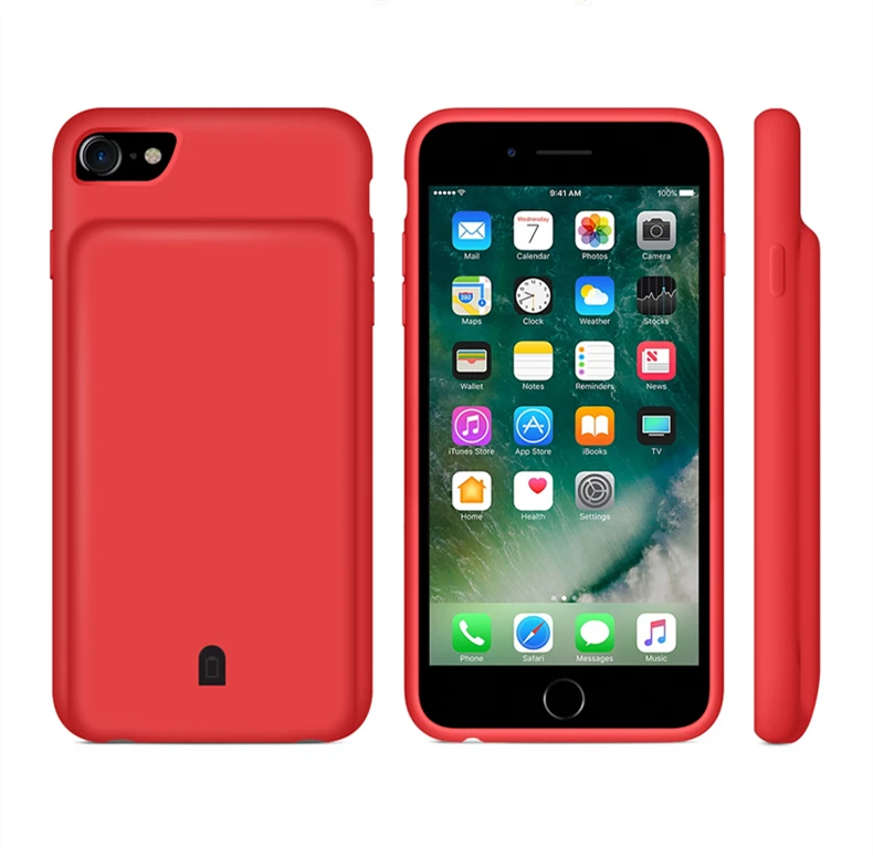 
Powerful Battery Case For Iphone 8 7 6 Rechargeable Batteries Portable Power Bank Phone Case 4500Mah Back Clip Phone Case 