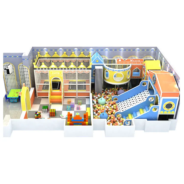 Custom kindergarten nursery soft play indoor playground equipment kids indoor playground