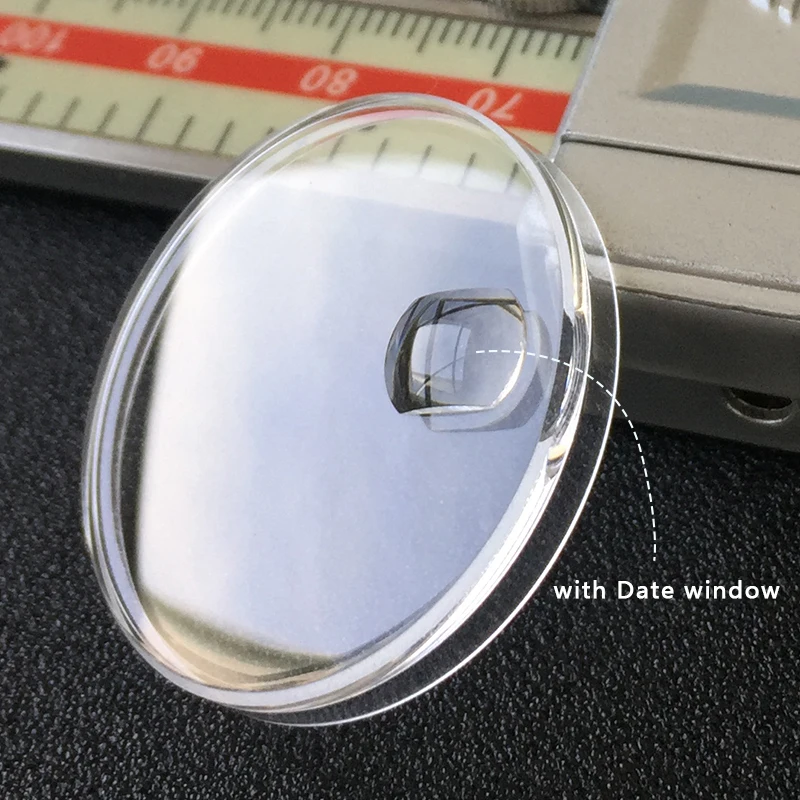 Acrylic Pot Shape Organic Glass Lens for Rlx 6694 15000 15053 1675 16014 1803 1601 With Date Window Calendar Watch Parts