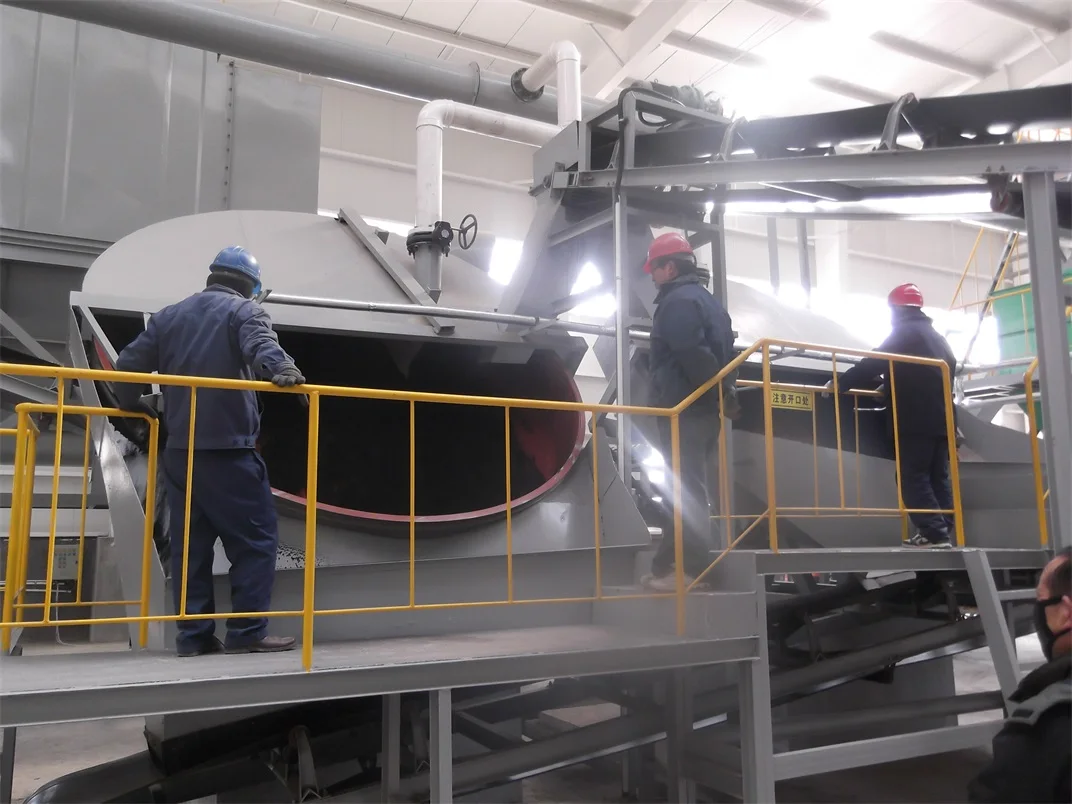 Reliable Material Durable Organic Fertilizer Disc Granulator Fertilizer Production Line