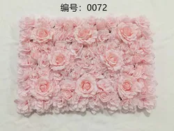 Decorative Flowers Wreaths And Plants Pink White Wall Decor Panel White Rose Wall Flower Wedding 3D Flower Wall