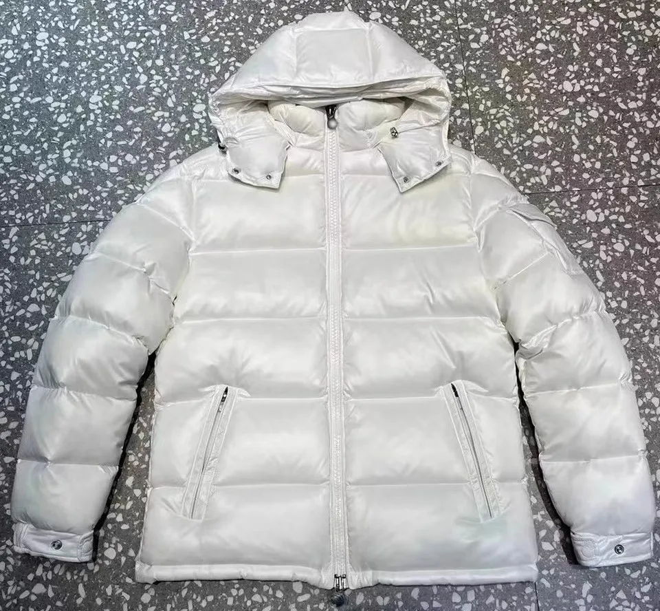 Designer Brand Hooded Down Jacket Plus Size Bubble Winter Thicken Puffer Jacket Coats For Men
