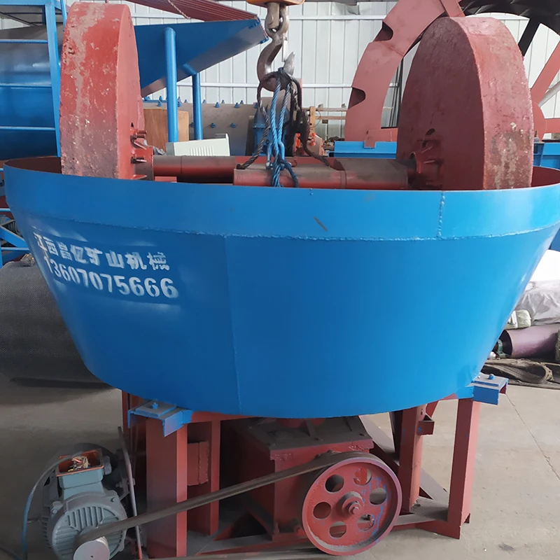 2024 Hot Sale China Wet Pan Mill for Gold Copper Silver Ore Grinding Mill Wet Pan Mill Price
