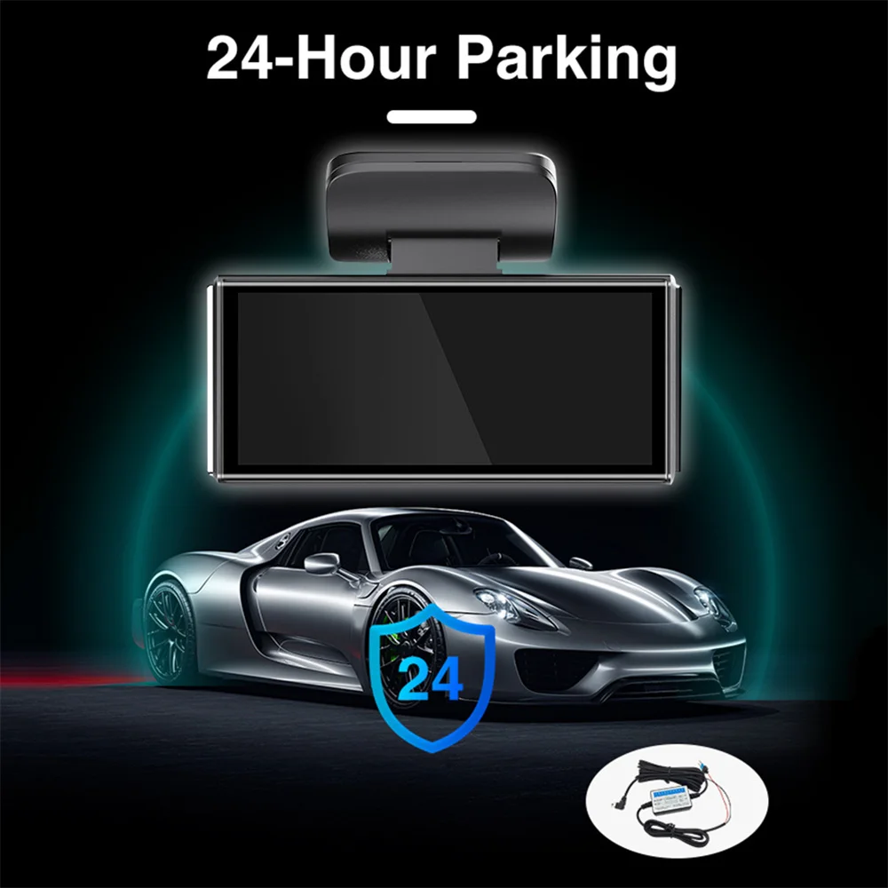 4 Inch Car DVR 4K Mini dual camera dash cam Wifi GPS FHD 3840*2160P car dash camera  Recorder front and rear with app