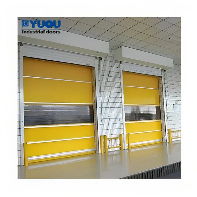 YUOU Automatic dust proof Car wash PVC Fast Rolling Shutter high speed Door