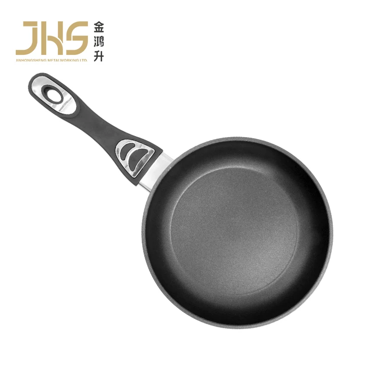 JHS new non stick forged aluminium cooking frypan kitchen induction cookware frying pan