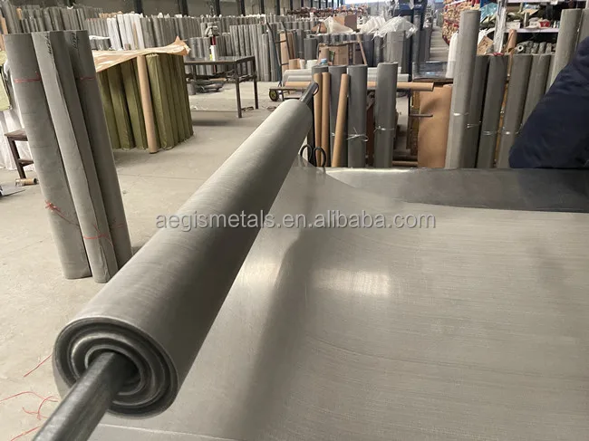 Paper making mesh cage 1.5-10 meters width 20 30 40 60 80 mesh 304 316 stainless steel plain woven wire mesh
