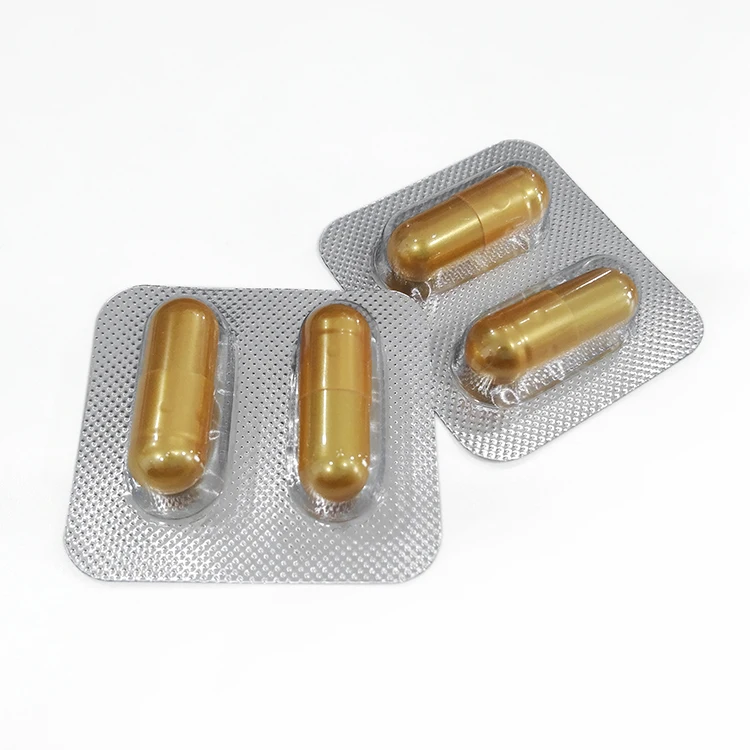 Male health supplement manufacturer: 2 capsules of herbal supplement gold