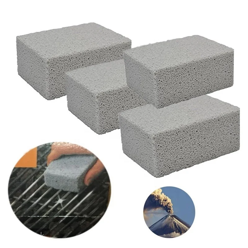 HongQiang  BBQ Grill Cleaning Brick Block Pumice Stone for Removing BBQ Grills Cleaner BBQ BRICK