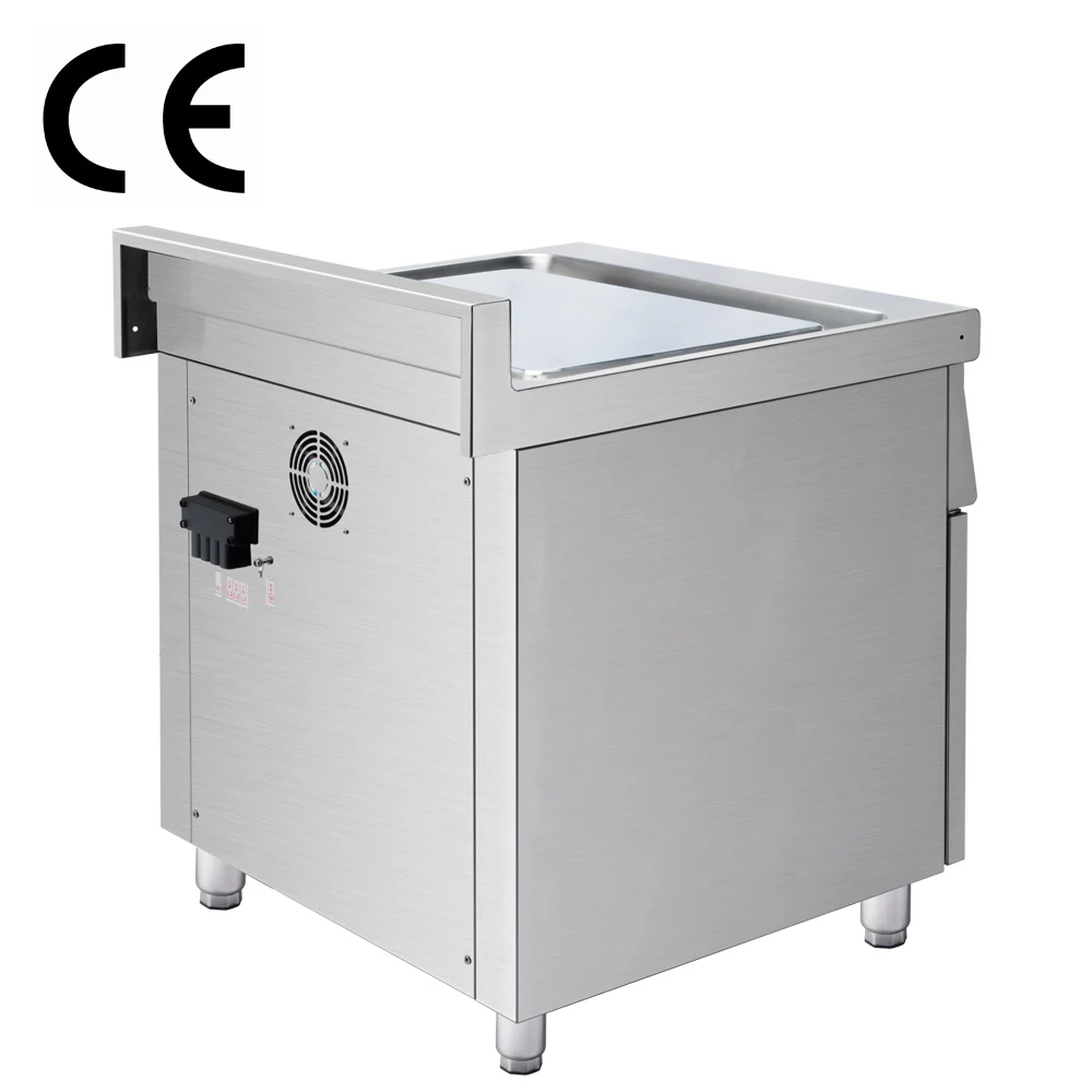 2023 Freestanding Large Electric Induction Griddle Stainless Steel Teppanyaki Grill for Restaurant