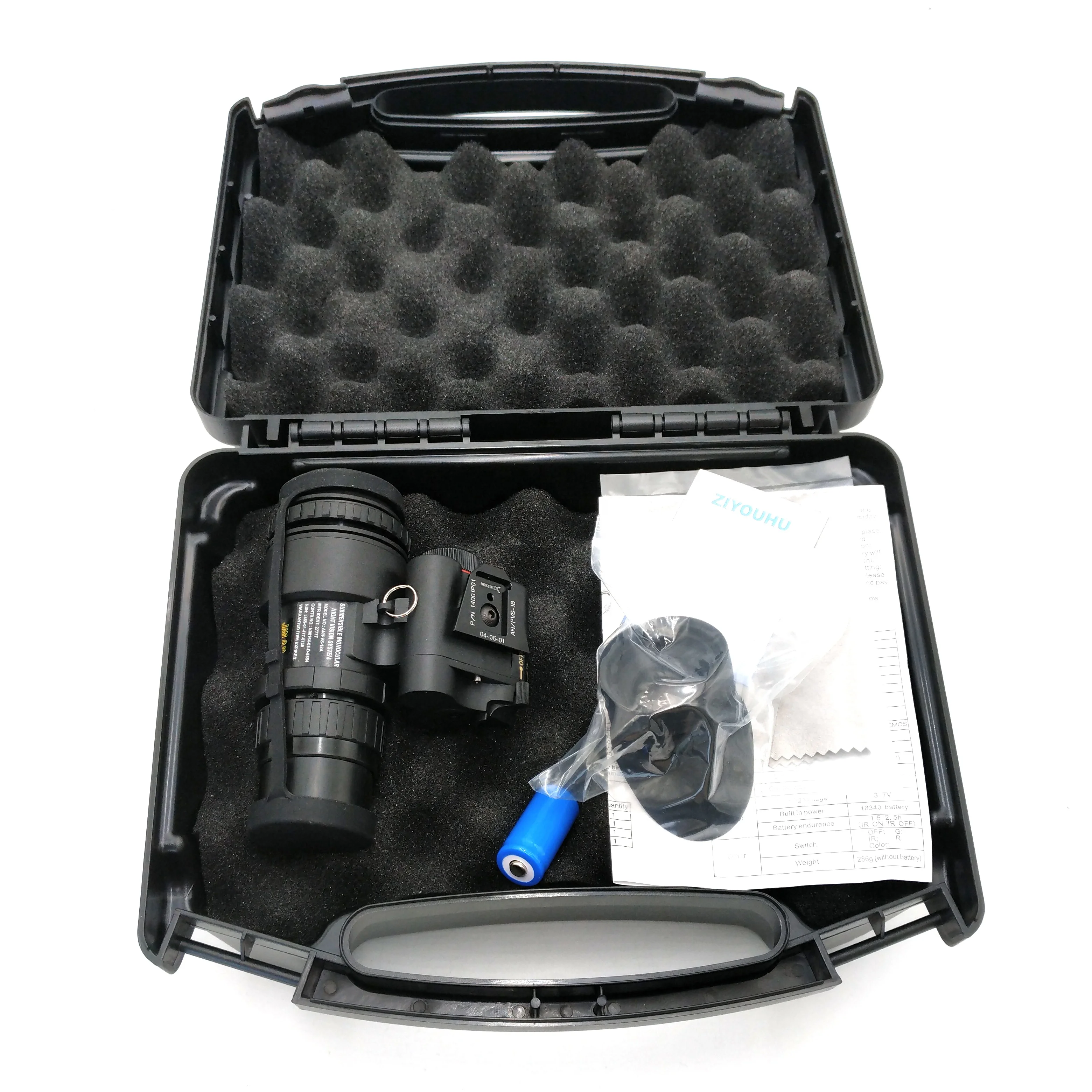 NVG digital  thermal Compact imaging day and Night Vision Monocular with Helmet Mount