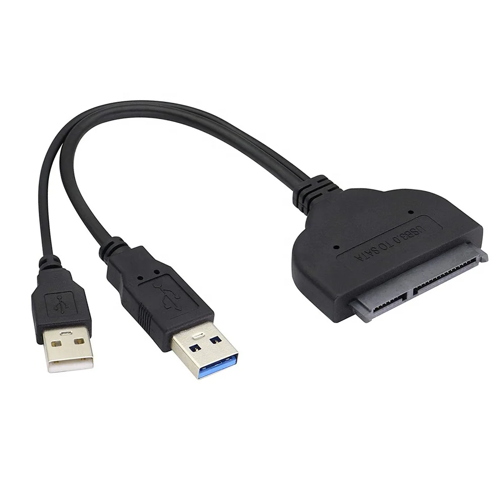 Doonjiey USB 3.0 SATA 3 To USB 3.0 Adapter Up To 6 Gbps Support 2.5 Inch HDD SSD 22 Pin