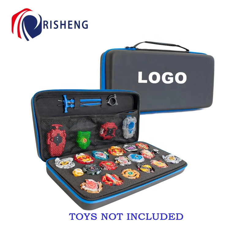 Waterproof Hard EVA Case Storage Box Organizer for Beyblade Burst Spinning Top and Launcher Bey Battling Tops Soft Carrying Case