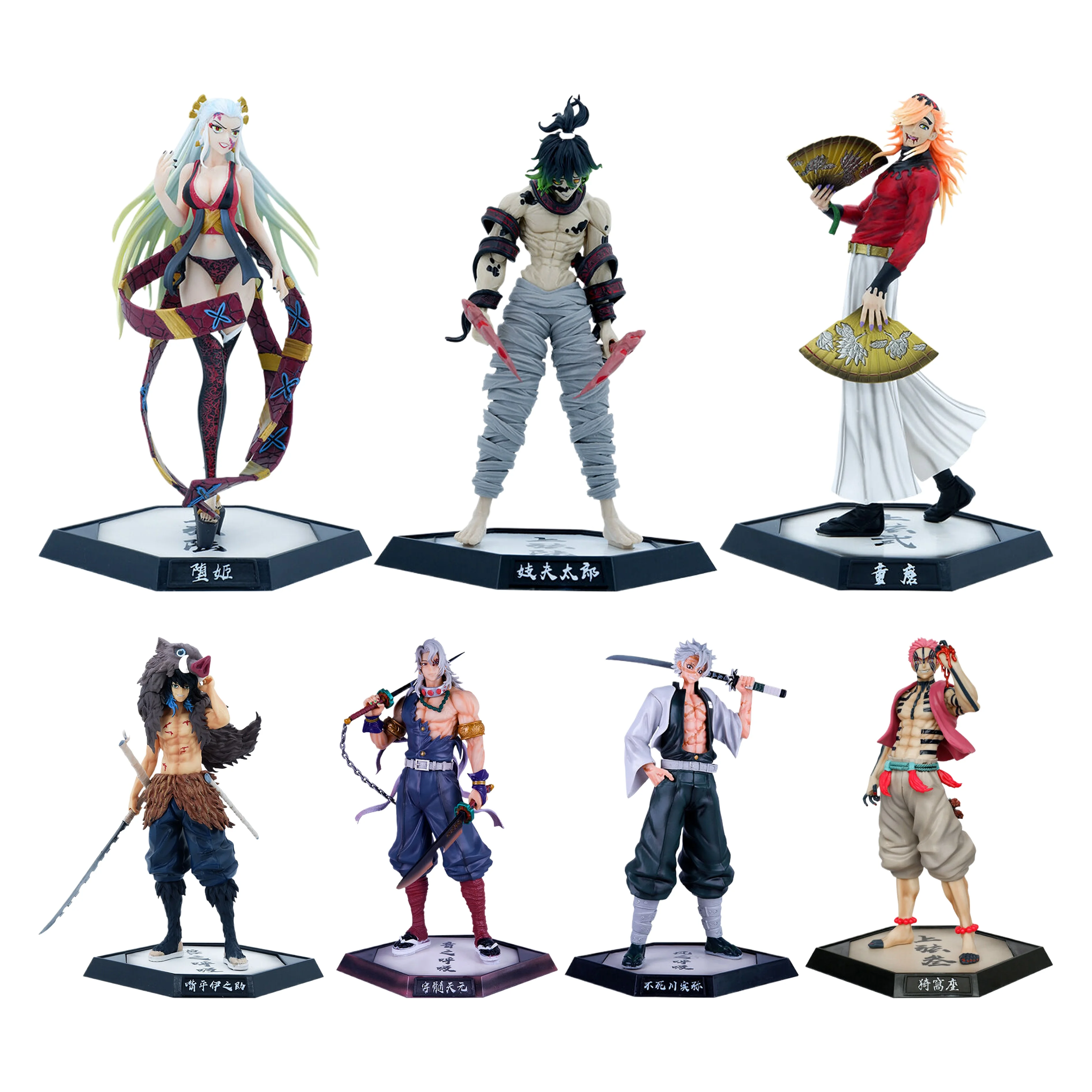 Tanjirou Nezuko Zenitsu Kyoujurou Demon Slayer toys action figures anime wholesale Boxed anime peripheral model ornaments