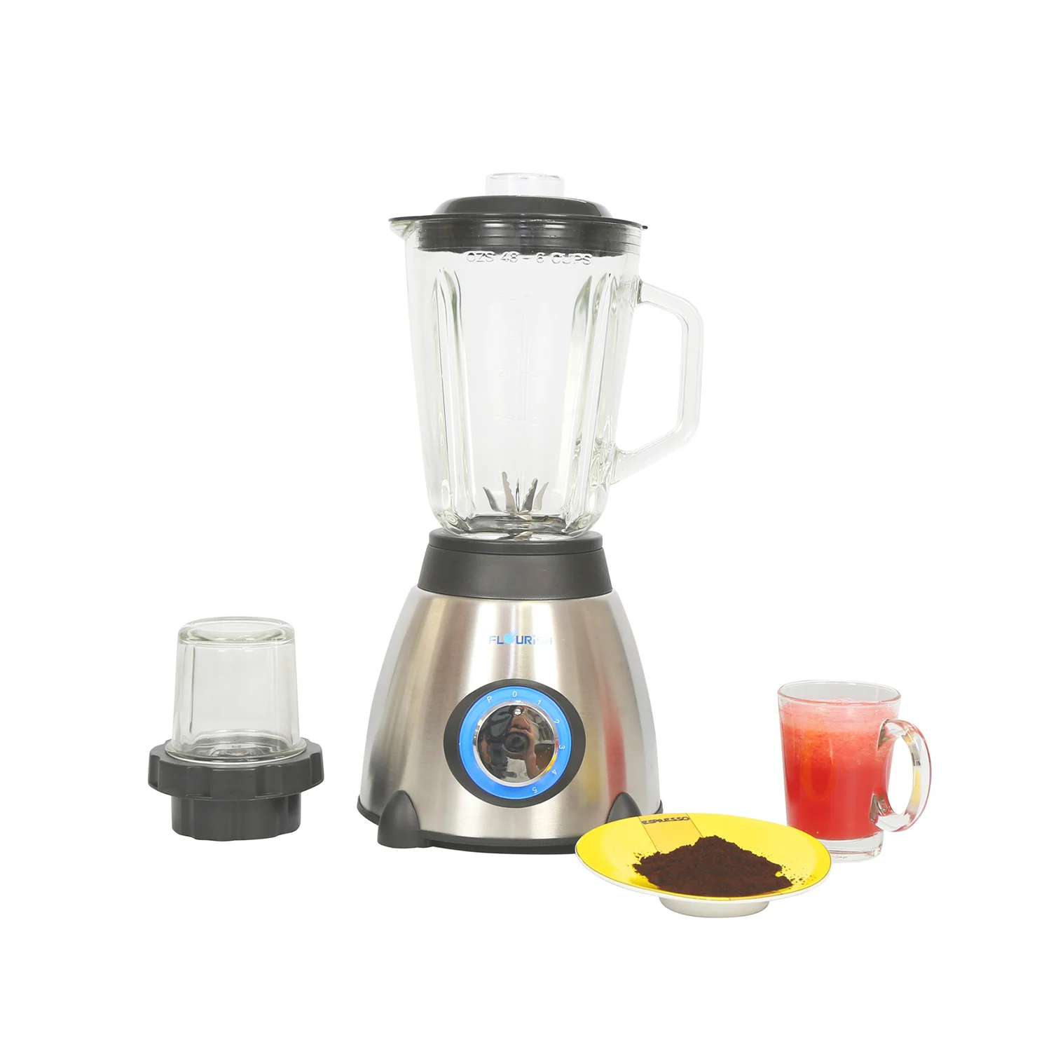 Electric Machine Household 220V 110V table blender Electric Juicer Smoothie Blender Fruit Juicer Silver Crest Blender 2 In 1