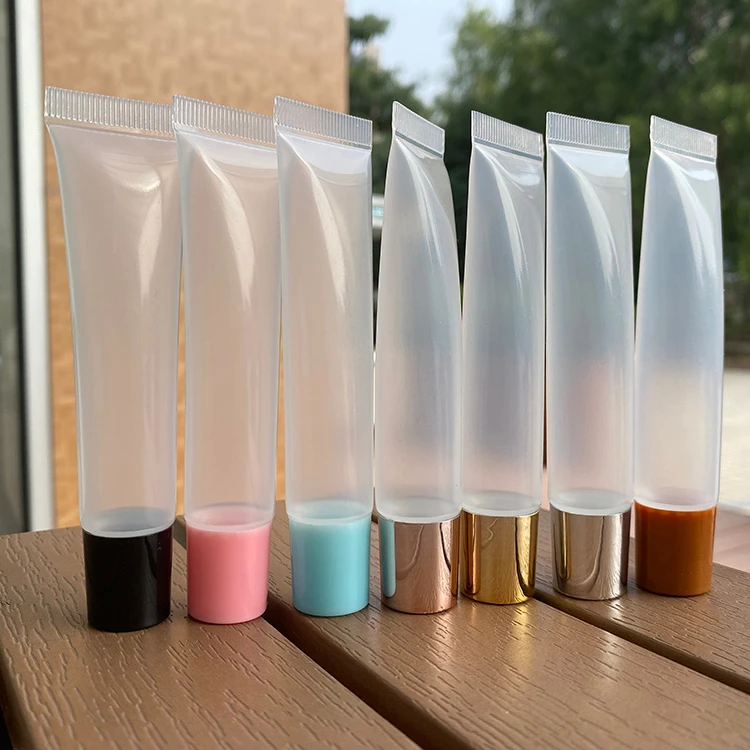 
5ml 8ml 10ml 15ml Wholesale Emply Lip Gloss Squeeze Tubes Lip Balm Container Soft Squeeze Lip Gloss Tube 