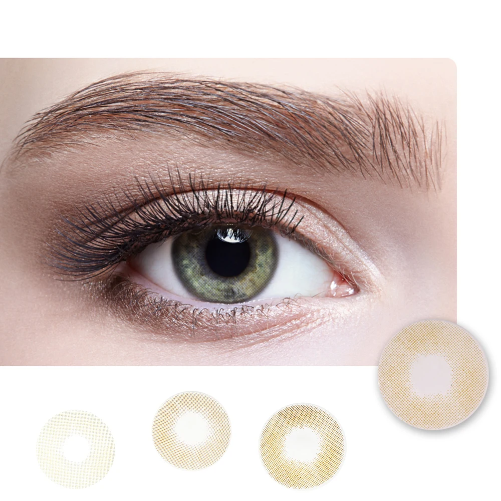 Wholesale high-quality solid color contact lens cosmetics new appearance 1-year color contact lenses