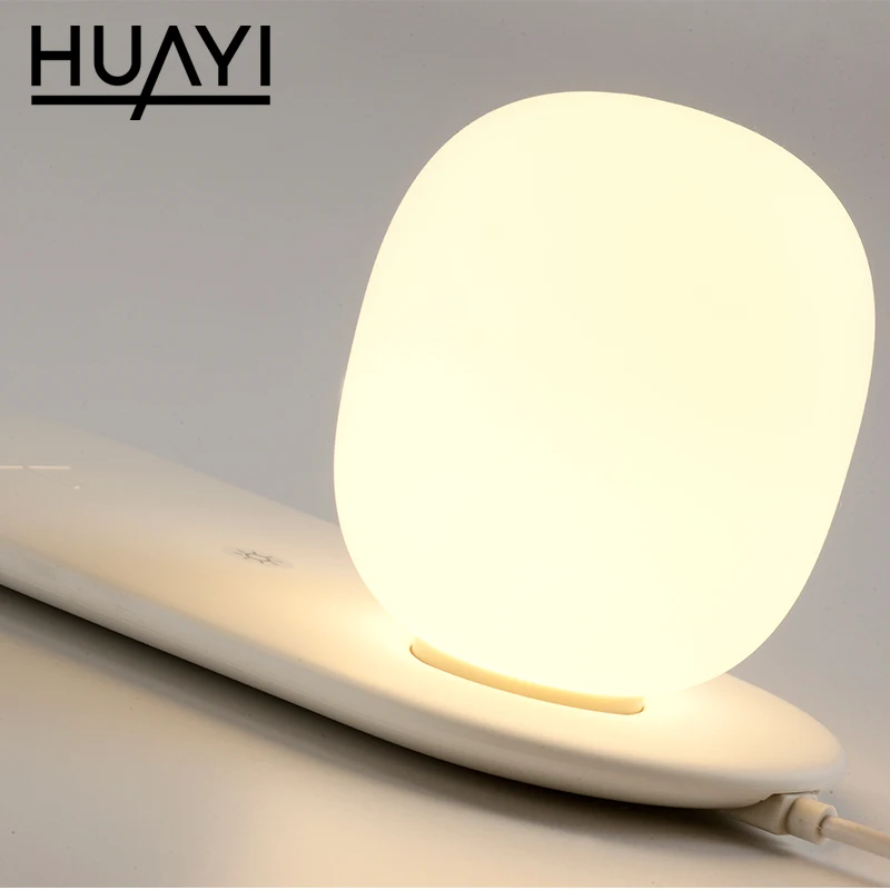  HUAYI оптовая продажа спальня мобильного телефона Беспроводная зарядная панель с регулируемой яркостью Светодиодная настольная