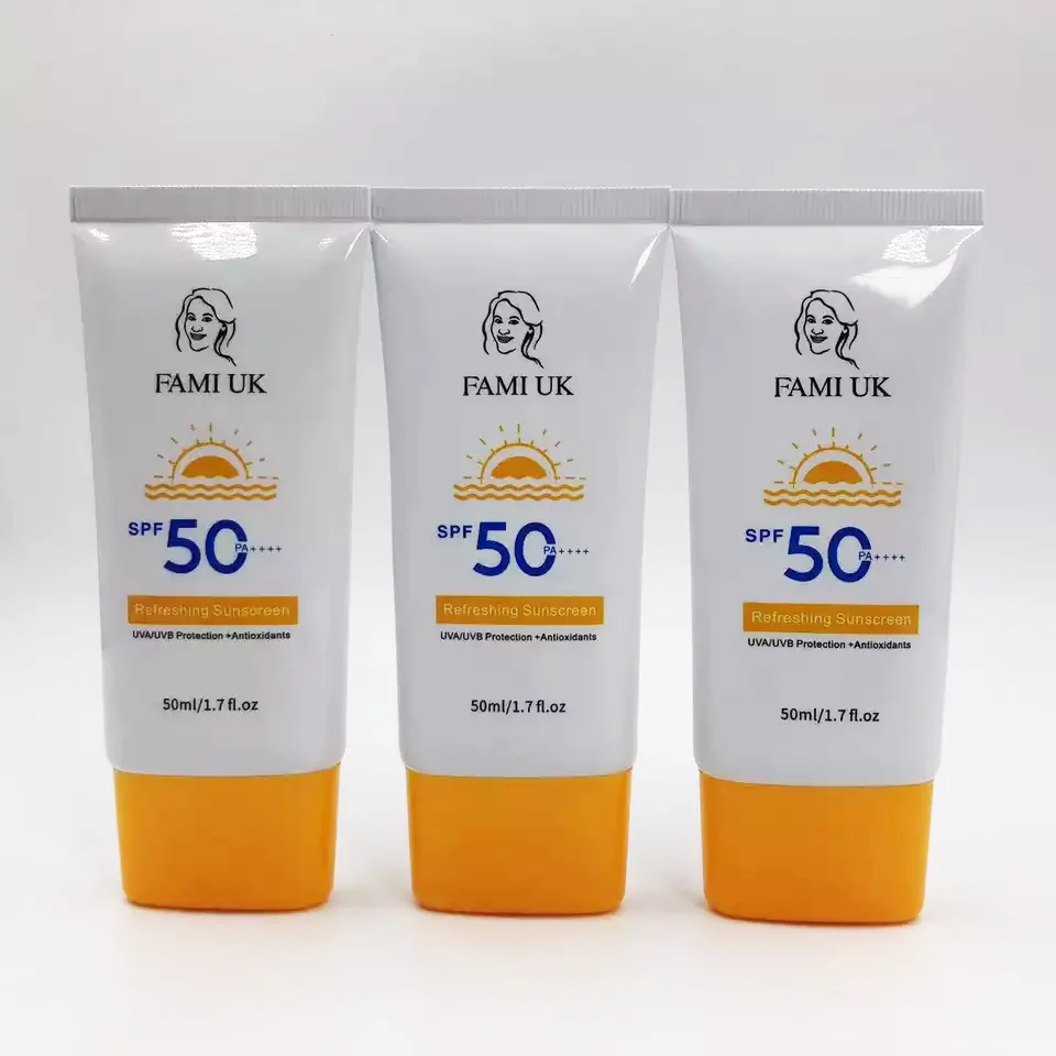 Sunscreen Soft Tube Cc Bb Cream Lotion Tube Packaging Plastic Squeeze Cream Tube For Cosmetics