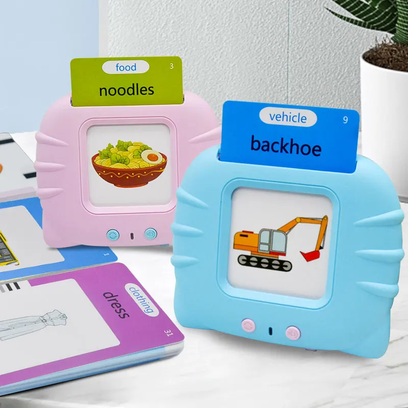 Arabic Alphabet Flash Cards Toy Kids Spanish Spelling Words Talking Educational Flashcard Reader Children English Reading Cards