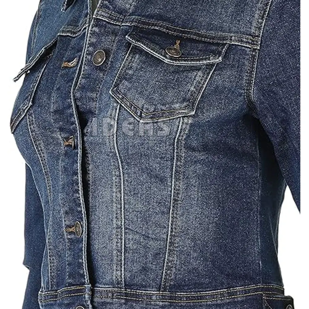 new arrival wholesale price denim women short plus size stand collar women denim jeans jackets
