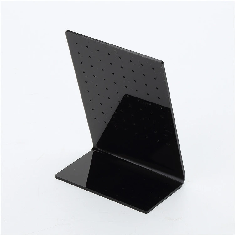 Factory Portable stud Earrings holder L 72 Holes Acrylic jewelry Display Stand for Earrings
